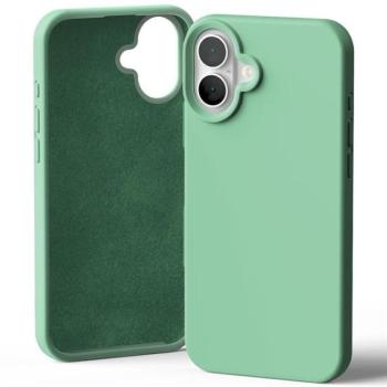 Mercury Silicone tok iPhone 16 Plus - zöld kép