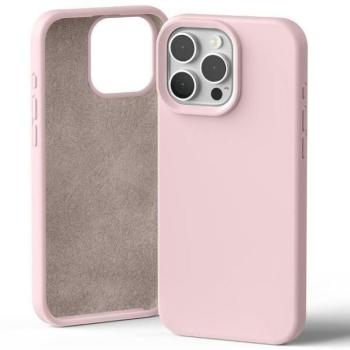 Mercury Silicone tok iPhone 16 Pro Max - halvány rózsaszín kép
