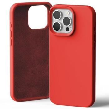 Mercury Silicone tok iPhone 16 Pro Max - piros kép