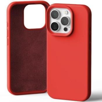 Mercury Silicone tok iPhone 16 Pro - piros kép