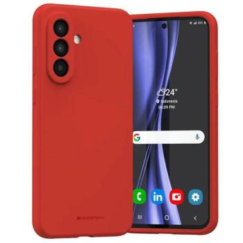 Mercury Silicone tok Samsung Galaxy A56 - piros kép