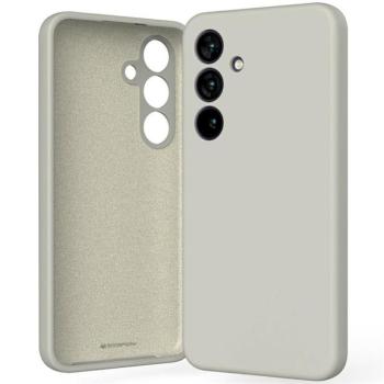 Mercury Silicone tok Samsung Galaxy S25 - bézs kép