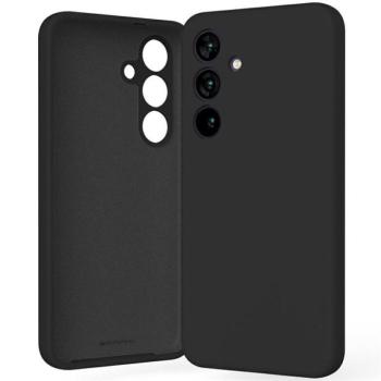 Mercury Silicone tok Samsung Galaxy S25 - fekete kép