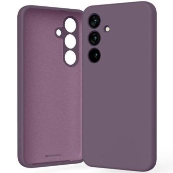 Mercury Silicone tok Samsung Galaxy S25 - lila kép
