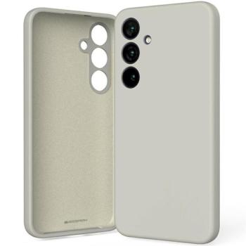 Mercury Silicone tok Samsung Galaxy S25 Plus - bézs kép