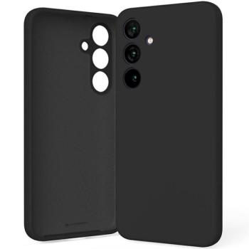 Mercury Silicone tok Samsung Galaxy S25 Plus - fekete kép