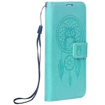 Mezzo Book Xiaomi Redmi 15 4G / 15 5G kinyitható tok kártyatartóval, álomfogó minta, zöld kép