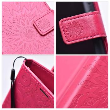 MEZZO kinyitható tok Xiaomi Redmi Note 14 5G - élénk rózsaszín &quot;mandala&quot; kép