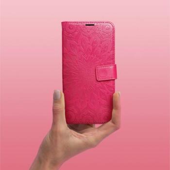 MEZZO könyvtok Samsung Galaxy A36 - élénk rózsaszín &quot;mandala&quot; kép
