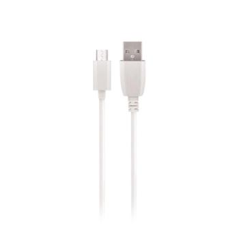 Micro USB adatkábel, 3A, 1M, fehér, Maxlife kép