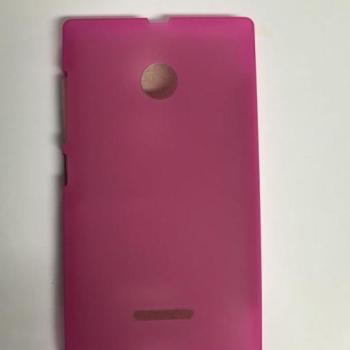 Microsoft Lumia 435 pink Szilikon tok kép
