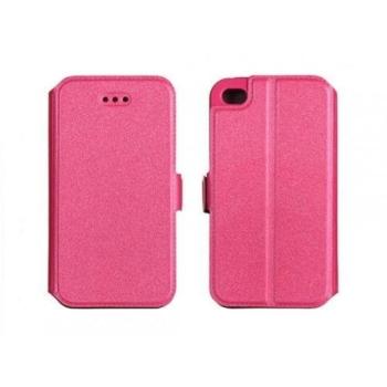 Microsoft Lumia 532 rózsaszín pink szilikon keretes könyvtok kép