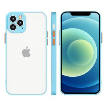 Milky tok szilikon rugalmas áttetsző tok Samsung Galaxy S21 + 5G (S21 Plus 5G) kék kép