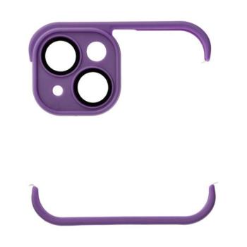 Mini bumper szilikon tok, Apple iPhone 14, lila kép