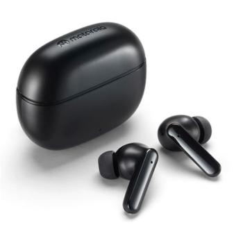 MOTOROLA BUDS 125 bluetooth fülhallgató SZTEREO (v5.2, TWS, mikrofon, zajszűrő, IPX5 + töltőtok) FEKETE kép