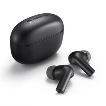 MOTOROLA BUDS 500 ANC bluetooth fülhallgató SZTEREO (v5.3, TWS, mikrofon, aktív zajszűrő, IPX4 + töltőtok) FEKETE kép