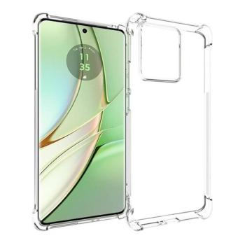 Motorola Edge 40, Szilikon tok, közepesen ütésálló, légpárnás sarok, átlátszó kép
