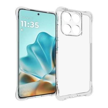 Motorola Edge 60 Fusion, Szilikon tok, közepesen ütésálló, légpárnás sarok, átlátszó kép