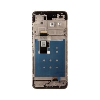 Motorola G13 gyári LCD kijelző kerettel, fekete (Service Pack) kép