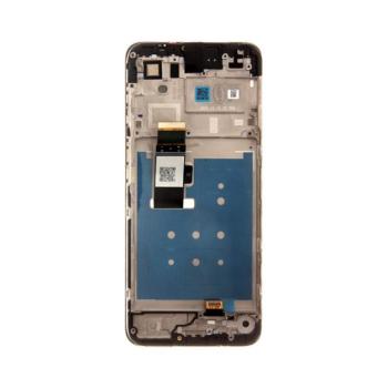 Motorola G23 LCD kijelző + érintő, kerettel, fekete (Service Pack) kép