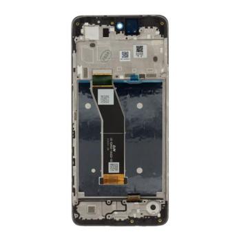 Motorola G24 gyári LCD kijelző kerettel, fekete (Service Pack) kép