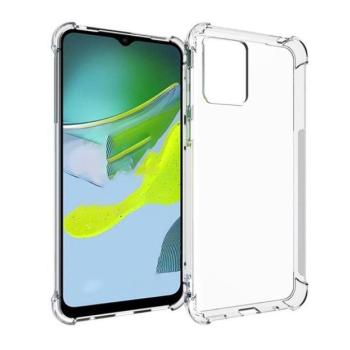 Motorola Moto E13, Szilikon tok, közepesen ütésálló, légpárnás sarok, átlátszó kép