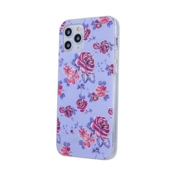 Motorola Moto E20 4G hátlap tok, TPU tok, virág mintás, Ultra Trendy Flowers 2 kép