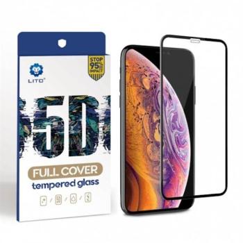 Motorola Moto E5 Plus Lito 5D Curved Üvegfólia - Fekete kép