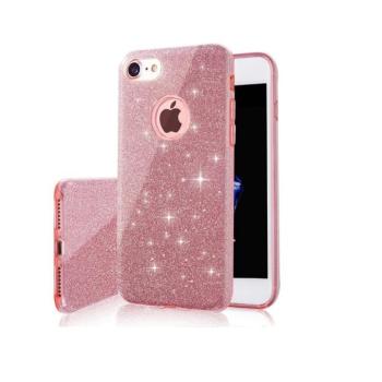 Motorola Moto E7 Power / E7i Power szilikon tok, csillámos, hátlap tok, pink, Glitter kép