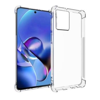 Motorola Moto G54, Szilikon tok, közepesen ütésálló, légpárnás sarok, átlátszó kép