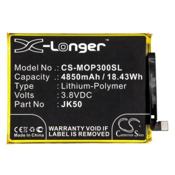 Motorola Moto G7 Power, Akkumulátor, 4850 mAh, Li-Polymer, Cameron Sino, kompatibilis kép