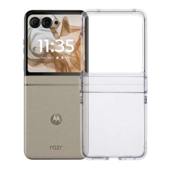 Motorola Razr 50, Műanyag hátlap védőtok, átlátszó kép