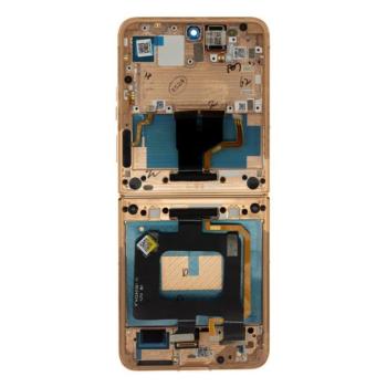 Motorola RAZR 50 Ultra gyári LCD kijelző kerettel, barack/peach fuzz (Service Pack) kép