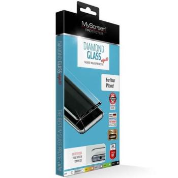 MS Diamond Glass Edge 3D iPhone Xr fekete edzett üveg képernyővédő fólia kép