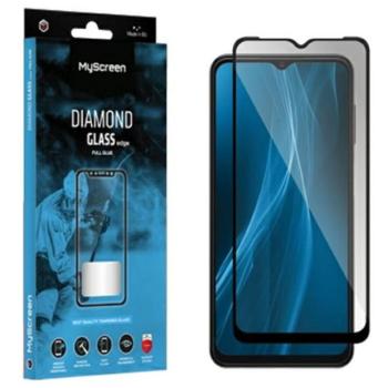 MS Diamond Glass Edge FG Honor X6a fekete Full Glue teljes ragasztás fólia kép