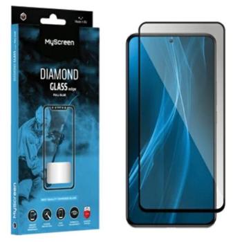 MS Diamond Glass Edge FG Samsung Galaxy A25 5G A256 fekete Teljes ragasztás fólia kép