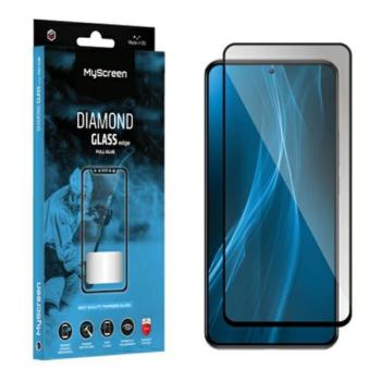 MS Diamond Glass Edge FG Vivo Y17s fekete Full Glue fólia kép