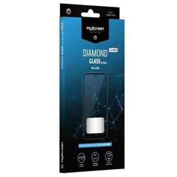 MS Diamond Glass Edge Lite Oppo A55 4G fekete Full Glue képernyővédő fólia kép