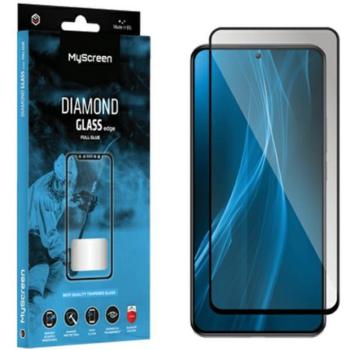 MS Diamond Glass Edge Motorola Moto G14/G54/G34 Power fekete Full Glue fólia kép