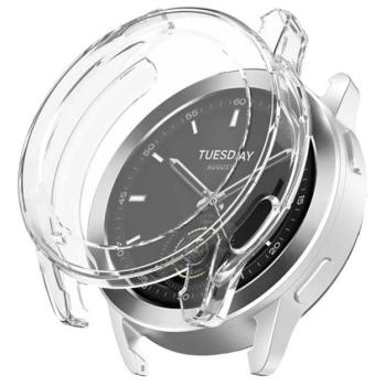 Műanyag keret (BUMPER, ütésálló) ÁTLÁTSZÓ Xiaomi Watch S3 kép