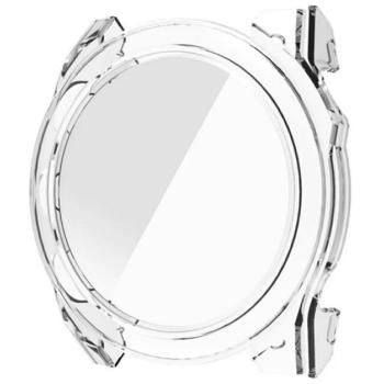Műanyag keret (BUMPER, ütésállóság + kijelzővédő üveg) ÁTLÁTSZÓ Garmin Fenix 8 43mm kép
