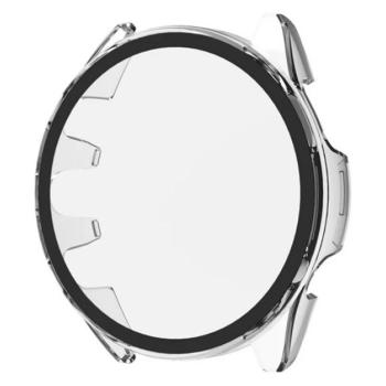Műanyag keret (BUMPER, ütésállóság + kijelzővédő üveg) ÁTLÁTSZÓ Garmin Forerunner 165 Music, Forerunner 165 kép
