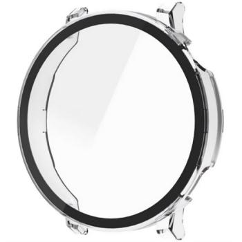 Műanyag keret (BUMPER, ütésállóság + kijelzővédő üveg) ÁTLÁTSZÓ Huawei Watch GT 5 46mm kép