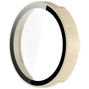Műanyag keret (BUMPER, ütésállóság + kijelzővédő üveg) BÉZS Garmin Lily 2 kép