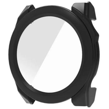 Műanyag keret (BUMPER, ütésállóság + kijelzővédő üveg) FEKETE Garmin Fenix 8 43mm kép