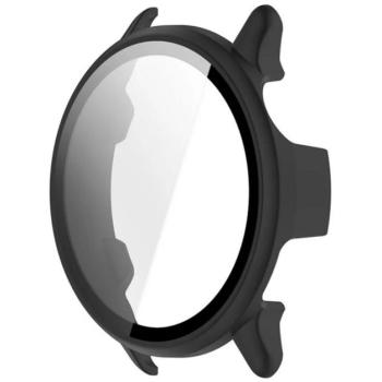 Műanyag keret (BUMPER, ütésállóság + kijelzővédő üveg) FEKETE Garmin Vivoactive 6 kép