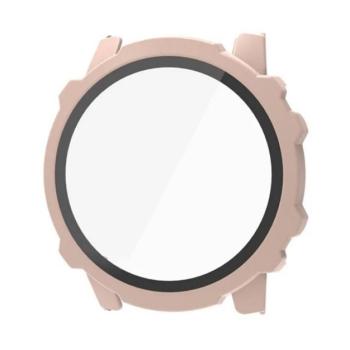 Műanyag keret (BUMPER, ütésállóság + kijelzővédő üveg) RÓZSASZÍN Amazfit Falcon kép