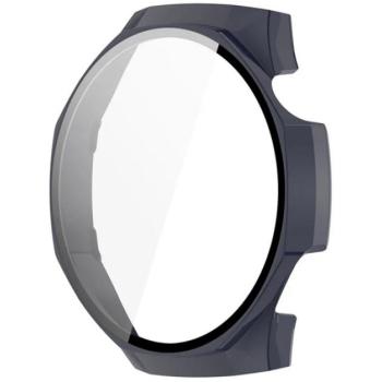Műanyag keret (BUMPER, ütésállóság + kijelzővédő üveg) SÖTÉTKÉK Huawei Watch GT 5 Pro 46mm kép