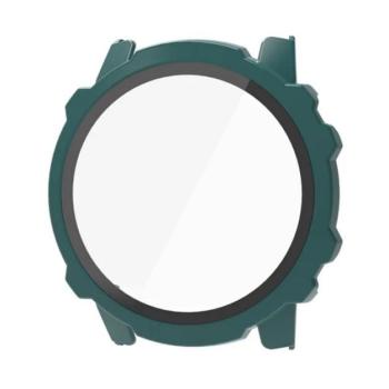 Műanyag keret (BUMPER, ütésállóság + kijelzővédő üveg) SÖTÉTZÖLD Amazfit Falcon kép