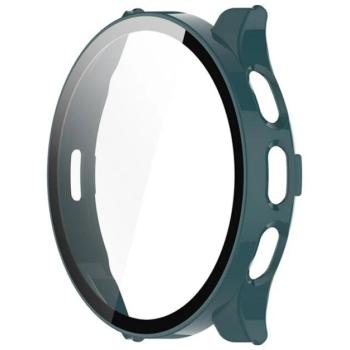 Műanyag keret (BUMPER, ütésállóság + kijelzővédő üveg) SÖTÉTZÖLD Garmin Venu 3S kép